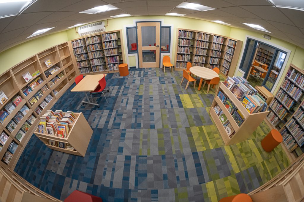 View of the new Picture Book Room in the Family Space at Seymour Library.