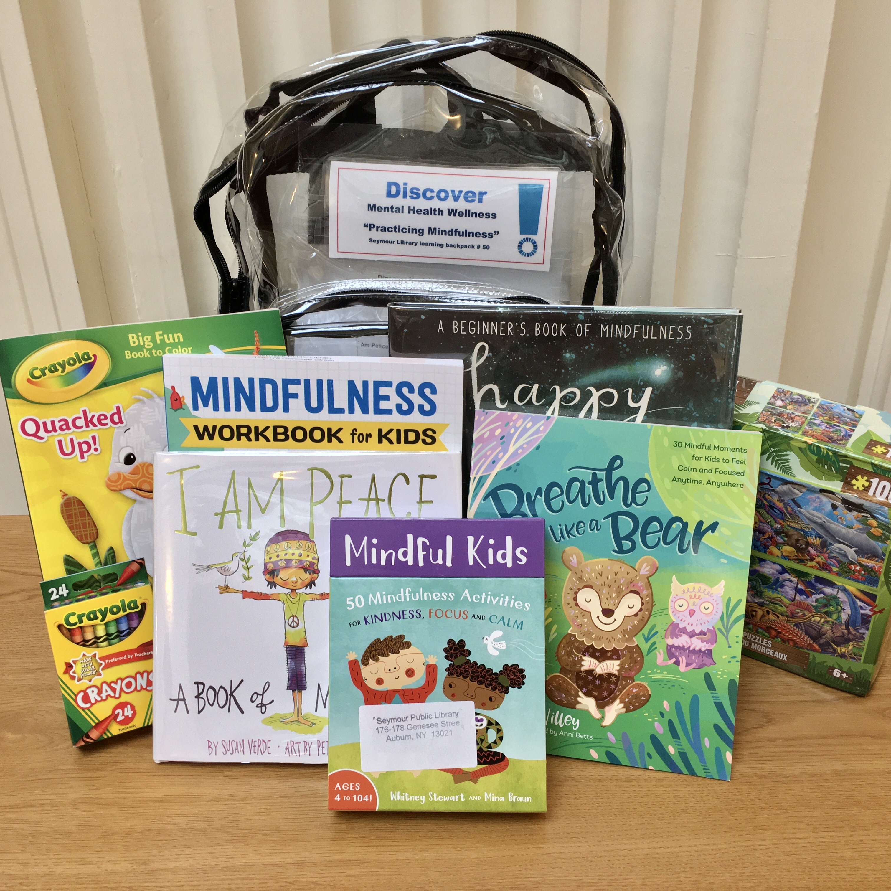 Practicing Mindfulness Mental Health Wellness Backpack