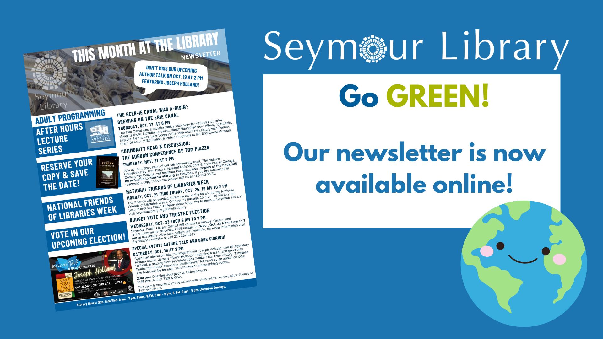 Go Green -- Online Newsletter