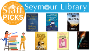 Staff Picks -- Seymour Library - with book jackets