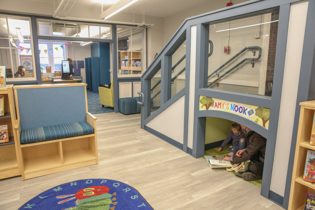 Amy's Nook in the Family Space at Seymour Library