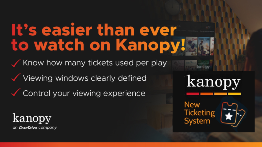 KANOPY UPDATES -- logo, It's easier than ever to watch on Kanopy!