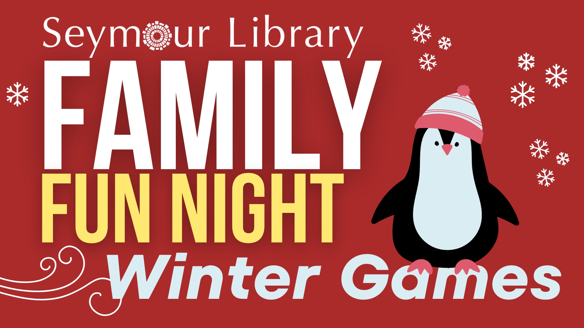 Family Fun Night Winter Games at Seymour Library