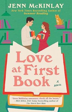 Love at First Book by Jenn McKinlay with image of book jacket